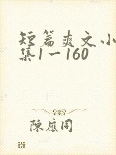 短篇爽文小说合集1一160封面