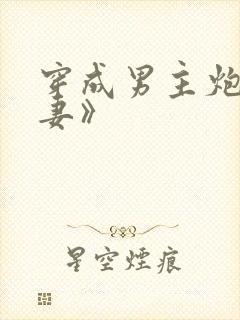 穿成男主炮灰前妻》