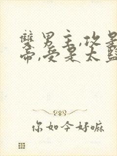 双男主,攻是皇帝,受是太监