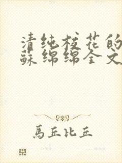 清纯校花的轶事苏绵绵全文阅