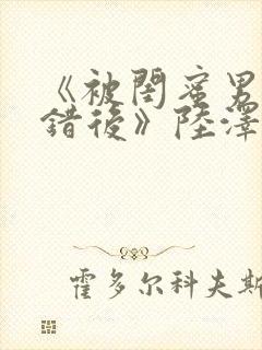 《被闺蜜男友认错后》陆泽