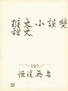 推文小说双男主甜文