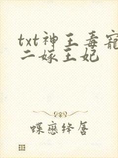 txt神王毒宠二嫁王妃