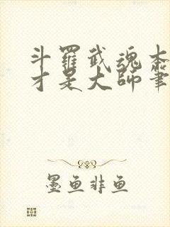 斗罗武魂本体我才是大师笔趣阁