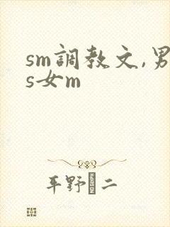 sm调教文,男s女m