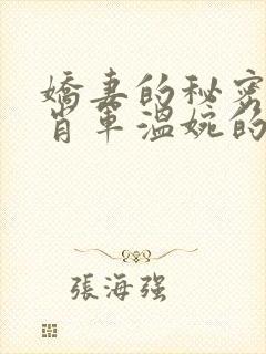 娇妻的秘密白柔肖军温婉的小说免费阅读