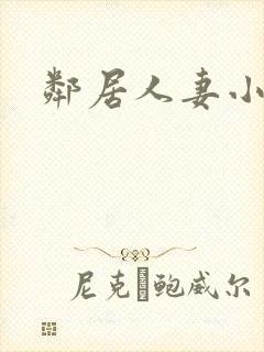 邻居人妻小说h封面