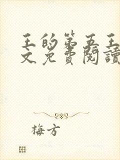 王的第五王妃全文免费阅读