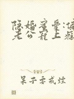 隐婚蜜爱:偏执老公宠上瘾完整版