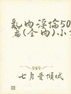 乱肉淫伦500篇(全肉)小说封面