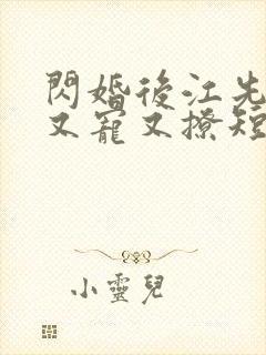 闪婚后江先生他又宠又撩短剧免费观看全集