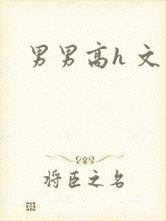 男男高h 文封面