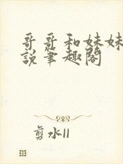 哥哥和妹妹的小说笔趣阁