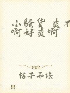 小骚货 爽不爽啊好爽啊封面