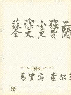 苏洁小强工地情全文免费阅读