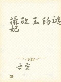 摄政王的逃嫁王妃封面