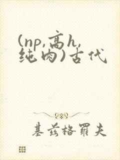 (np,高h,纯肉)古代封面