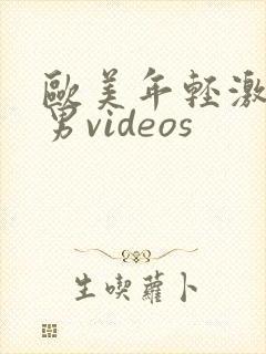 欧美年轻激情男男videos