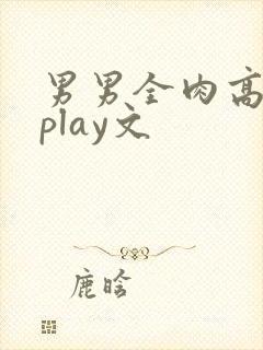 男男全肉高h湿play文
