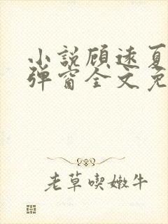 小说顾远夏婉无弹窗全文免费阅读