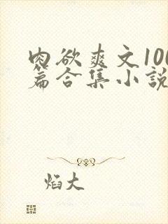 肉欲爽文100篇合集小说免费封面