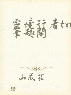 灵境行者txt笔趣阁