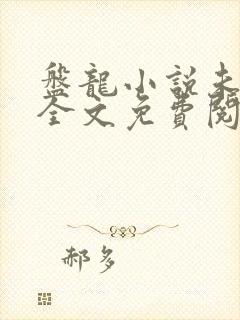 盘龙小说未删版全文免费阅读