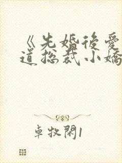 《先婚后爱:霸道总裁小娇妻》小说封面