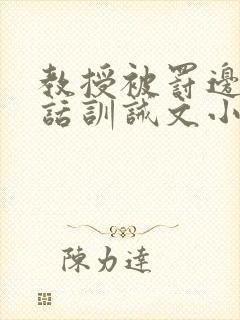 教授被罚边接电话训诫文小说双男