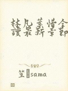 林凡叶惜全文阅读最新章节列表