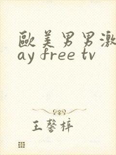 欧美男男激情gay free tv封面