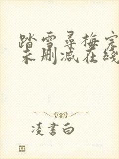 踏雪寻梅完整版未删减在线免费观看封面