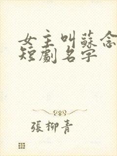 女主叫苏念笙的短剧名字封面