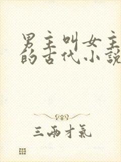 男主叫女主卿卿的古代小说