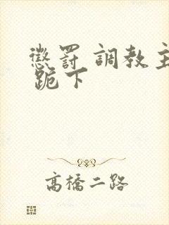 惩罚 调教主人 跪下