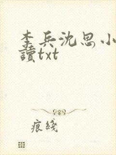 李兵沈思小说阅读txt