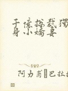 千亿总裁独宠替身小娇妻封面