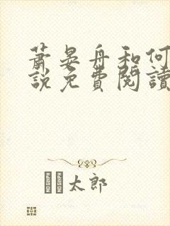 萧晏舟和何夕小说免费阅读最新章节更新时间封面