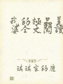 我的极品美女老婆全文阅读免费阅读全文封面