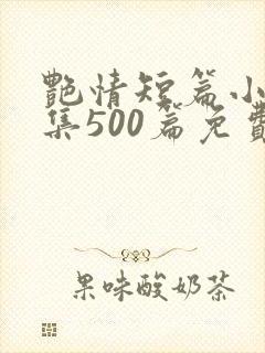 艳情短篇小说合集500篇免费封面