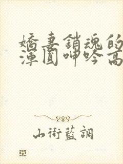 娇妻销魂的乳峰浑圆呻吟高h小说封面