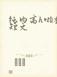 纯肉高h啪校园短文