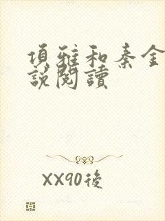 项雅和秦金仲小说阅读封面