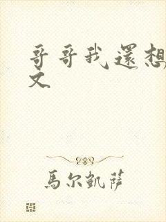 哥哥我还想要h文