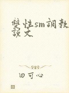 双性sm调教小说文