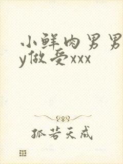 小鲜肉男男gay做受xxx