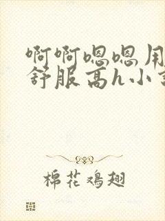 啊啊嗯嗯用力好舒服高h小说男女封面