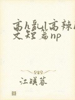 高h乱l高辣h文短篇np封面
