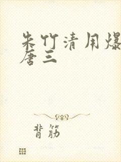 朱竹清用爆胸喂唐三