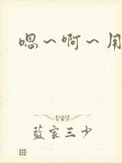 嗯～啊～用力h封面